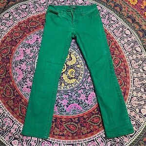 Lauren Jeans Company Ralph Lauren Size 4p Kelly Green Modern Straight Jeans